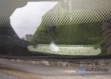 2000 Ford Taurus Sel из США, поврежденный, VIN 1FAFP56S0YA265685